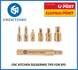 CNC Kitchen EP 5 Heat Set Insert Soldering Iron Adaptor and Tips - sayercnc - 3D Printer Parts Australia