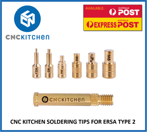 CNC Kitchen ERSA TYPE 2 Heat Set Insert Soldering Iron Adaptor and Tips - sayercnc - 3D Printer Parts Australia