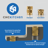CNC Kitchen Heat Set Insert Soldering Iron Tips for 900M or T18 Iron M2 to M8 - sayercnc - 3D Printer Parts Australia