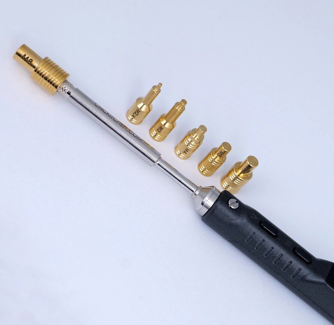 CNC Kitchen TS100 TS101 Heat Set Insert Soldering Iron Adaptor and Tip ...