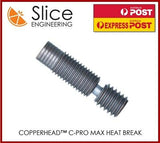 Copperhead™ C-Pro Max Heat Break for CR-10 Max / S Pro / S Pro 2 - sayercnc - 3D Printer Parts Australia