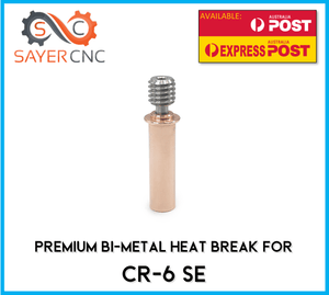 CR-6 SE Bi-Metal Heat Break Creality Compatible All-Metal Titanium Alloy - sayercnc - 3D Printer Parts Australia