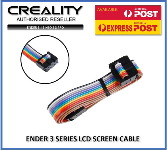 Creality 3D LCD Screen Cable for Ender 3 / NEO / PRO 45cm 10pin - sayercnc - 3D Printer Parts Australia