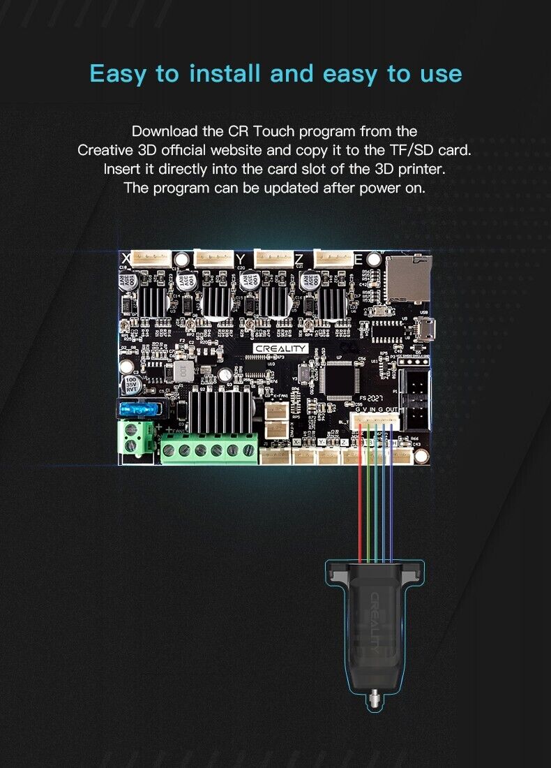 Creality CR Touch Auto Bed Levelling Sensor Probe only for 3D Printers - sayercnc - 3D Printer Parts Australia