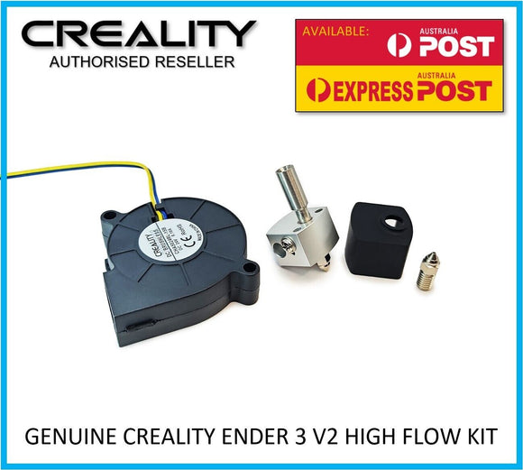 Creality Ender 3 V2 High Flow kit Genuine Upgrade 5015 Fan Hotend Plated Nozzles - sayercnc - 3D Printer Parts Australia