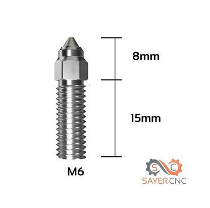 Creality K1 Nozzle Hardened Steel Tip Bimetal High Temp Kit - sayercnc - 3D Printer Parts Australia