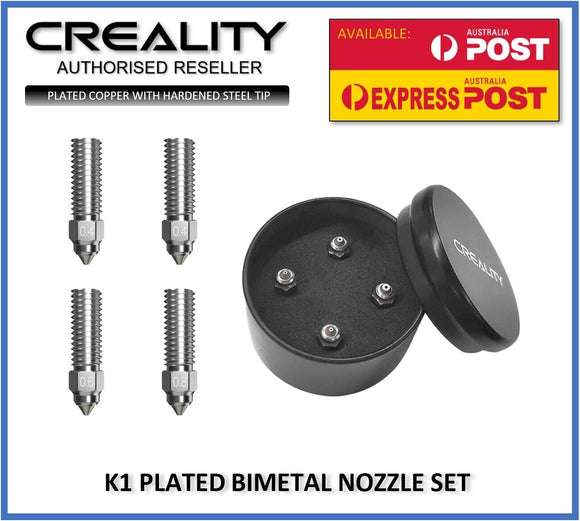 Creality K1 Nozzle Hardened Steel Tip Bimetal High Temp Kit - sayercnc - 3D Printer Parts Australia