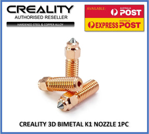 Creality K1 Nozzle Hardened Steel Tip High Temp E3D Volcano 0.4mm Compatible - sayercnc - 3D Printer Parts Australia