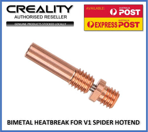 Creality Spider Bi-metal Heat Break for Original V1 Hotend - sayercnc - 3D Printer Parts Australia