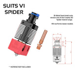 Creality Spider Bi-metal Heat Break for Original V1 Hotend - sayercnc - 3D Printer Parts Australia