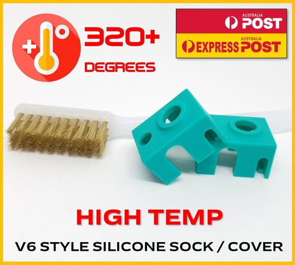 E3D V6 Compatible Protective Silicone 320c Super High Temp Sock Cover Prusa - sayercnc - 3D Printer Parts Australia