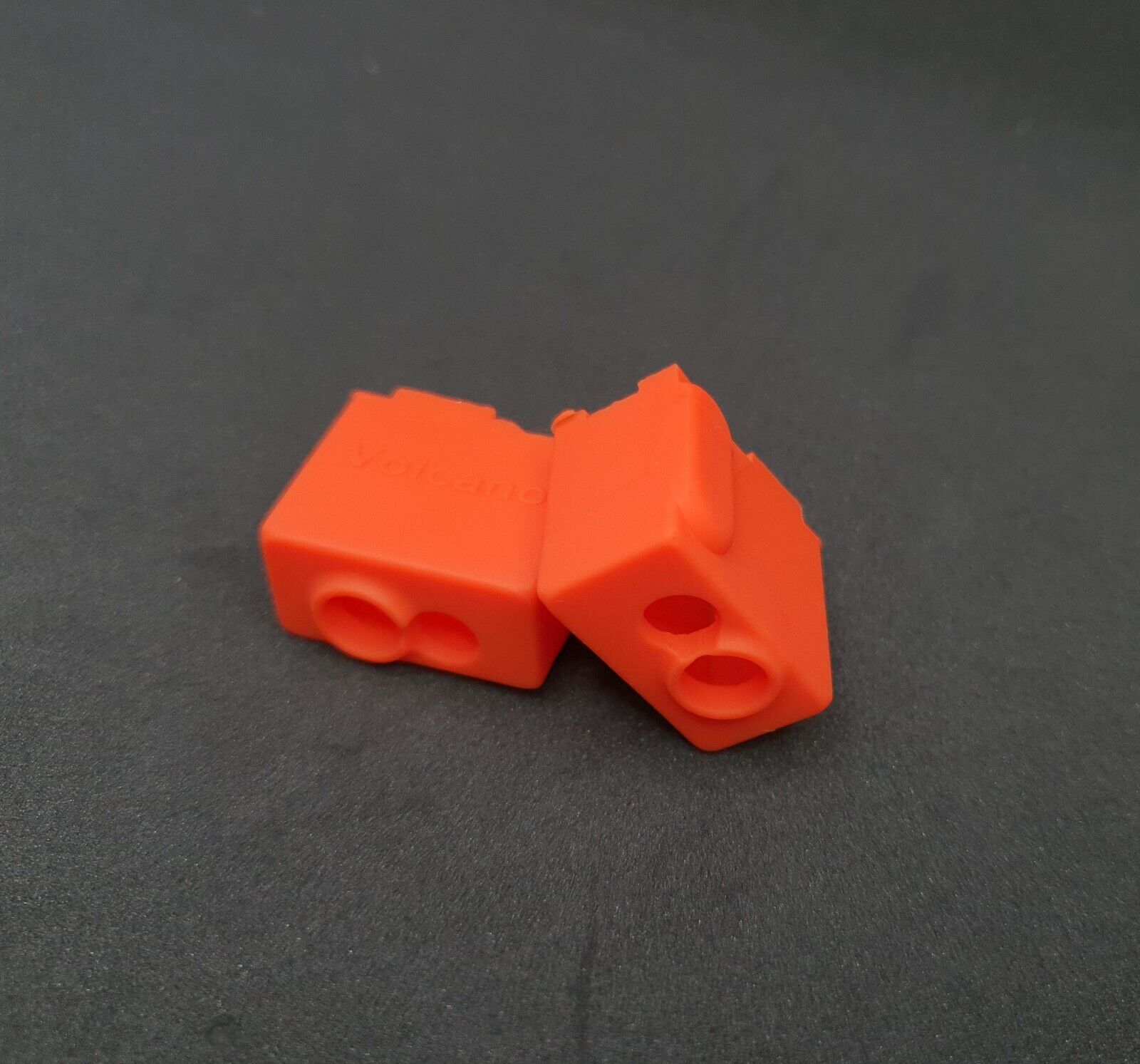 E3D Volcano Compatible Protective Silicone Sock Cover Upgrade BLACK / ORANGE - sayercnc - 3D Printer Parts Australia