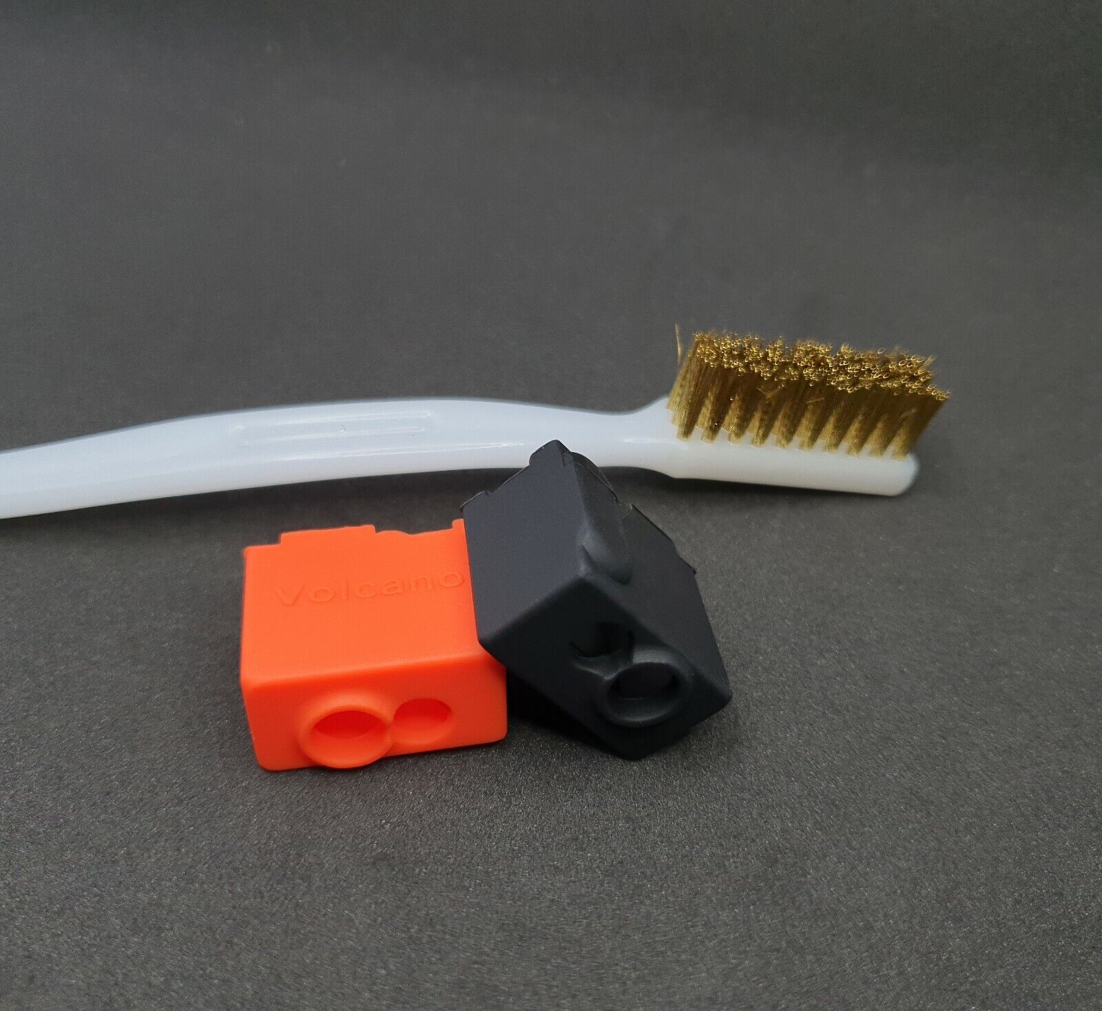 E3D Volcano Compatible Protective Silicone Sock Cover Upgrade BLACK / ORANGE - sayercnc - 3D Printer Parts Australia