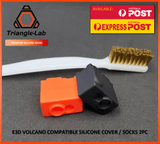E3D Volcano Compatible Protective Silicone Sock Cover Upgrade BLACK / ORANGE - sayercnc - 3D Printer Parts Australia