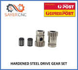 Extruder Gear Set Hardened Precision Machined Steel with Needle bearings - sayercnc - 3D Printer Parts Australia