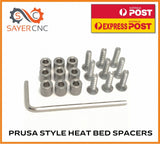 Heated Bed Spacers to suit Prusa MK3 Printers and Variants Replacement Kit - sayercnc - 3D Printer Parts Australia