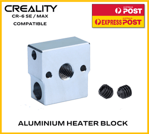 Heater Block Suit CR-6 SE / MAX / Neo SE Creality Printer Aluminium Heatblock - sayercnc - 3D Printer Parts Australia