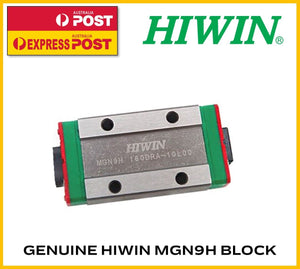 HIWIN MGN9H Genuine Linear Guide Block Upgrade - sayercnc - 3D Printer Parts Australia