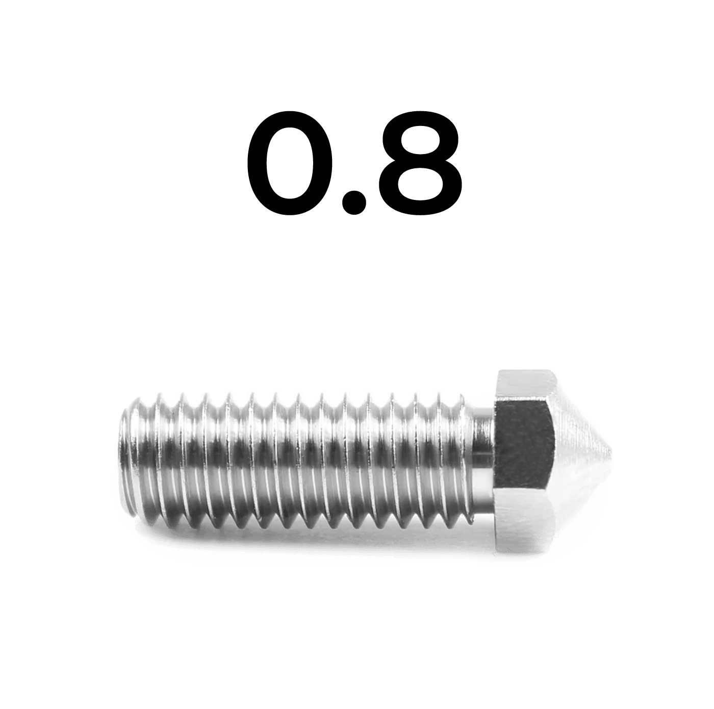 Micro Swiss Brass Plated Wear Resistant E3D Volcano Compatible Nozzle - sayercnc - 3D Printer Parts Australia