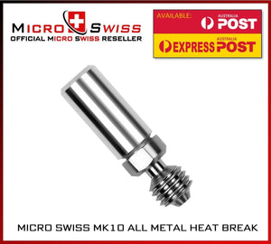 Micro Swiss MK10 Heat Break All Metal Flashforge Cocoon Create & More Heatbreak - sayercnc - 3D Printer Parts Australia