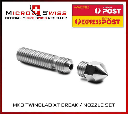 Micro Swiss MK8 Plated Wear Resistant All Metal Hotend Upgrade - sayercnc - 3D Printer Parts Australia