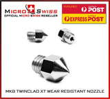 Micro Swiss MK8 Plated Wear Resistant Nozzle CR10 / Ender / Tornado / Makerbot - sayercnc - 3D Printer Parts Australia