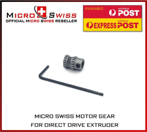 Micro Swiss Motor Gear for Direct Drive Kit Ender CR-10 Hardened Steel - sayercnc - 3D Printer Parts Australia