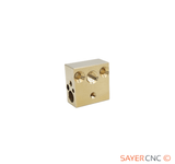 MK8 Brass Heater Block Original for Ender 3 CR10 J-head Hotend Upgrade - sayercnc - 3D Printer Parts Australia