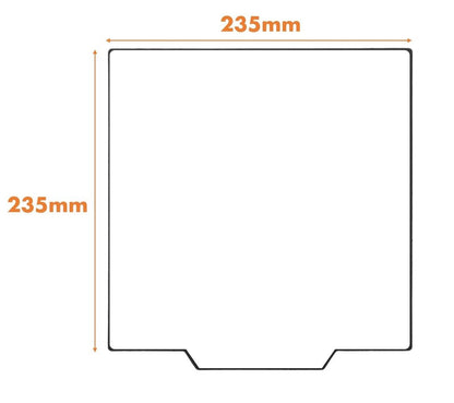 PEI Build Surface Double Sided Powder Coated / Smooth Sheet Magnetic for Ender 3 - sayercnc - 3D Printer Parts Australia