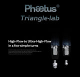 Phaetus Rapido 2 Ultra High Flow Hotend with 104NT Thermistor Black Model - sayercnc - 3D Printer Parts Australia