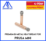 Prusa MINI Heat Break Bi-Metal Titanium Alloy and Copper - 1.75MM Heatbreak - sayercnc - 3D Printer Parts Australia