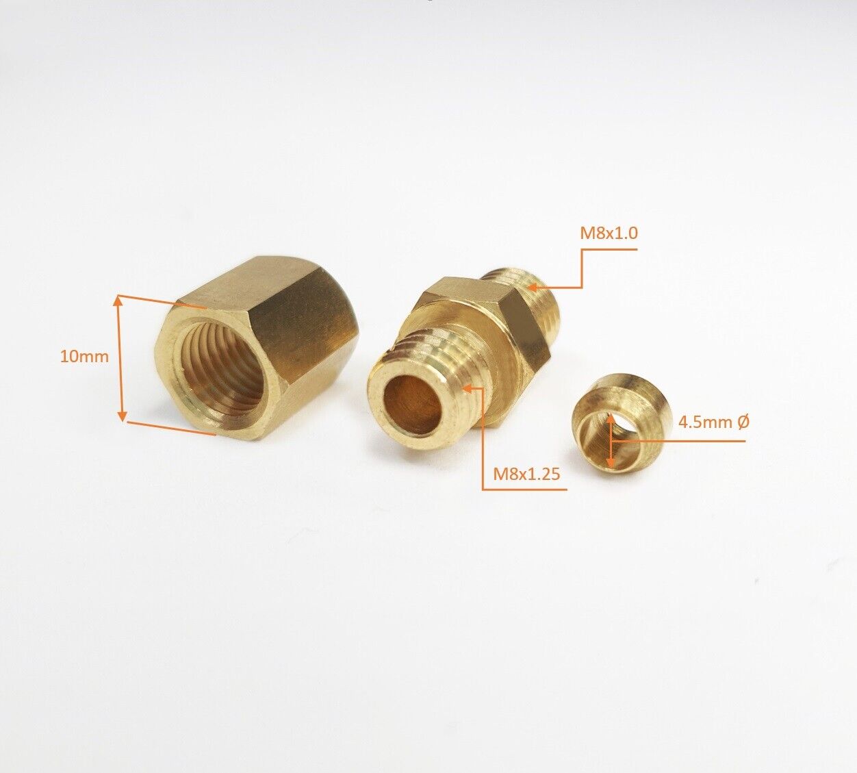 Prusa MINI Heatsink or PTFE Connector Fitting Aftermarket Replacement - sayercnc - 3D Printer Parts Australia