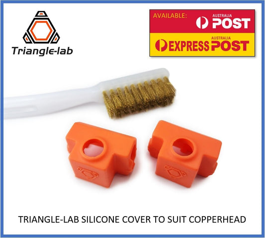 Silicone Cover to Suit Copperhead Hotend 2pc with Cleaning Brush - sayercnc - 3D Printer Parts Australia