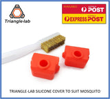 Silicone Cover to Suit Mosquito Hotend 2pc with Cleaning Brush - sayercnc - 3D Printer Parts Australia