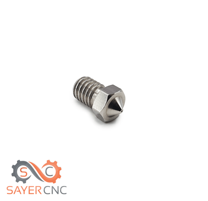 Stainless Steel V6 Nozzle 0.4 0.35 0.5 0.6 0.8 1.0 mm for E3D Hotends M6 1.75mm - sayercnc - 3D Printer Parts Australia