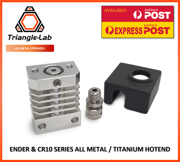 Swiss Style All Metal Hotend Extruder Kit Titanium Heat Break CR-10/10S Ender 3/3S Upgrade - sayercnc - 3D Printer Parts Australia