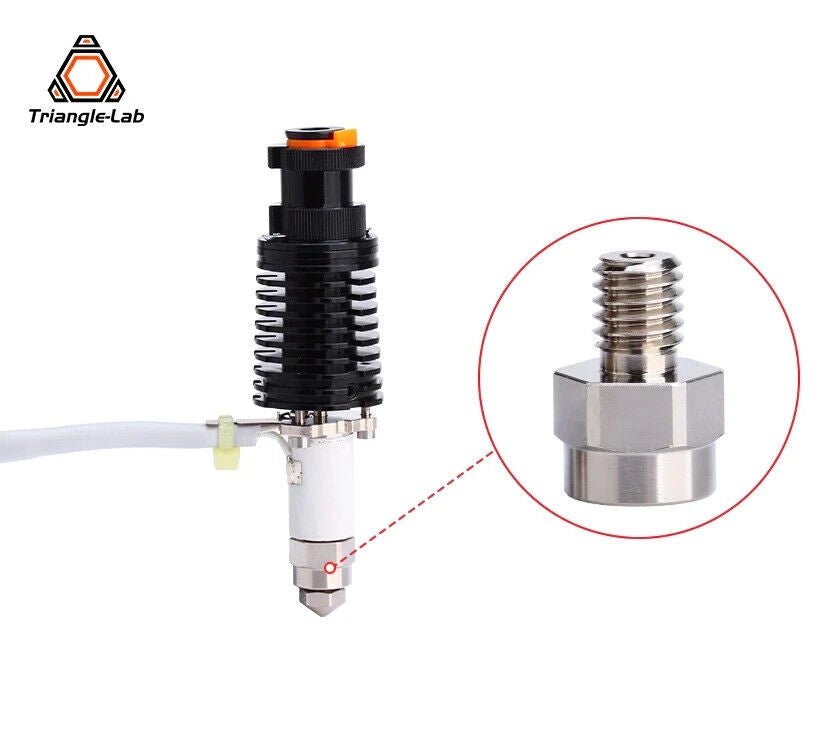 Triangle-Lab Melt Zone Extender for E3D V6 Style Nozzles High Flow - sayercnc - 3D Printer Parts Australia