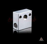 Triangle-Lab MK8 Aluminium Heater Block Suits Ender 3 CR10 and More - sayercnc - 3D Printer Parts Australia