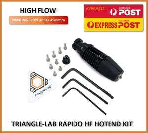 TriangleLab Rapido High Flow Hotend 45mm³/s Plated Copper Nozzle Ceramic Heater - sayercnc - 3D Printer Parts Australia