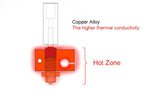Trianglelab V6 ZS BiMetal Hardened Steel 0.4mm Nozzle with Copper Body - sayercnc - 3D Printer Parts Australia