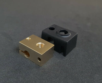 V6 Brass Heater Block for E3d V6 J-head Prusa i3 Hotend Upgrade - sayercnc - 3D Printer Parts Australia